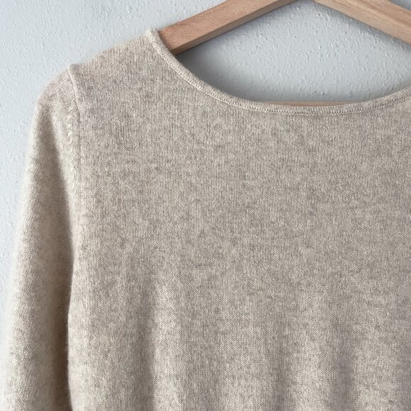 White + Warren Cream Crew Neck Sweater - Picture 8 of 14